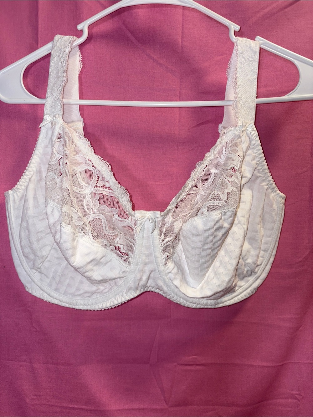 Prima Donna White Lace Underwire Bra - Elegant Support